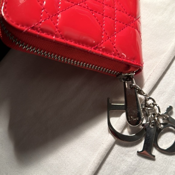 Christian Dior patent long wallet with charm - Picture 17 of 17